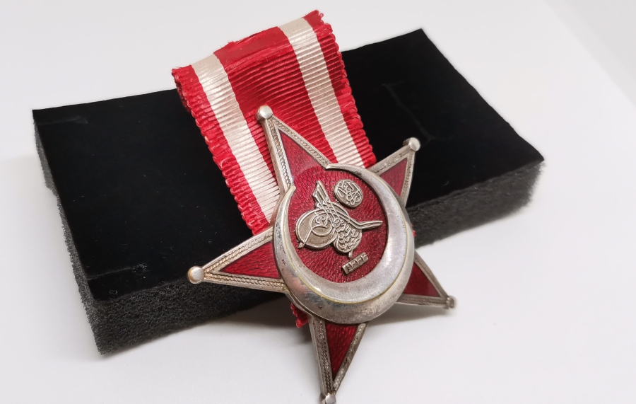 1. DÜNYA SAVAŞI HARP MADALYASI - ÇANAKKALE SUBAY MADALYASI