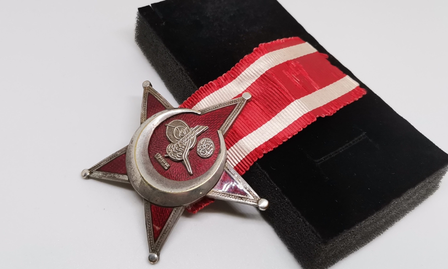 1. DÜNYA SAVAŞI HARP MADALYASI - ÇANAKKALE SUBAY MADALYASI