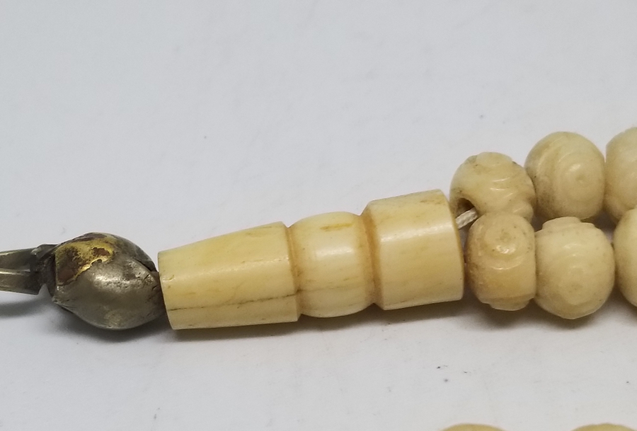 OSMANLI DÖNEMİ EL YAPIMI KEMİK TESPİH