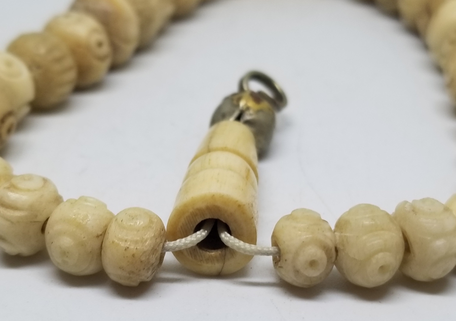 OSMANLI DÖNEMİ EL YAPIMI KEMİK TESPİH