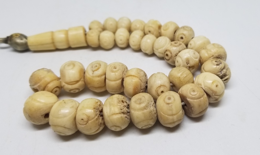 OSMANLI DÖNEMİ EL YAPIMI KEMİK TESPİH