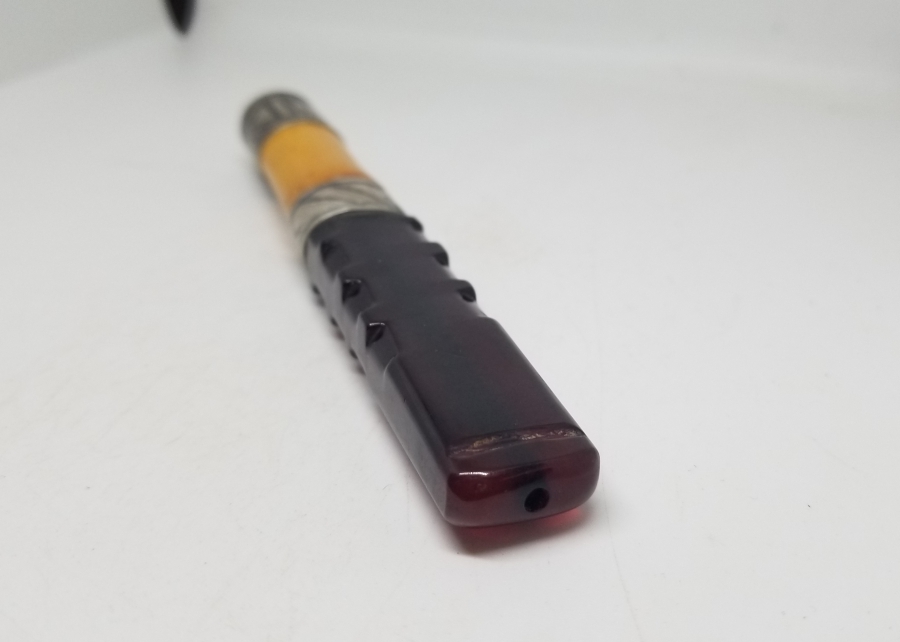 ÜZERİ OSMANLICA YAZILI KEHRİBAR SİGARA AĞIZLIĞI