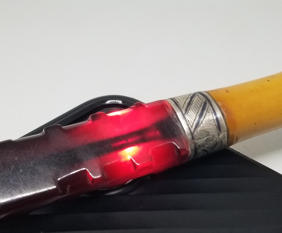 ÜZERİ OSMANLICA YAZILI KEHRİBAR SİGARA AĞIZLIĞI