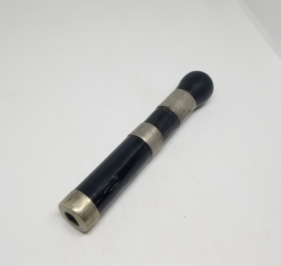 OSMANLI DÖNEMİ OLTU TAŞINDAN YAPILMIŞ GÜMÜŞ SİGARA AĞIZLIĞI