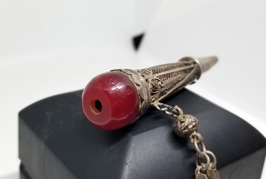 TELKARİ İŞÇİLİKLİ OSMANLI DÖNEMİ NADİR NARGİLE MARPUCU