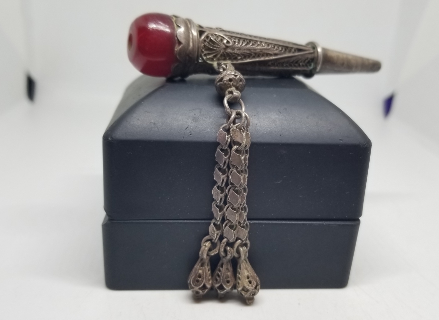 TELKARİ İŞÇİLİKLİ OSMANLI DÖNEMİ NADİR NARGİLE MARPUCU