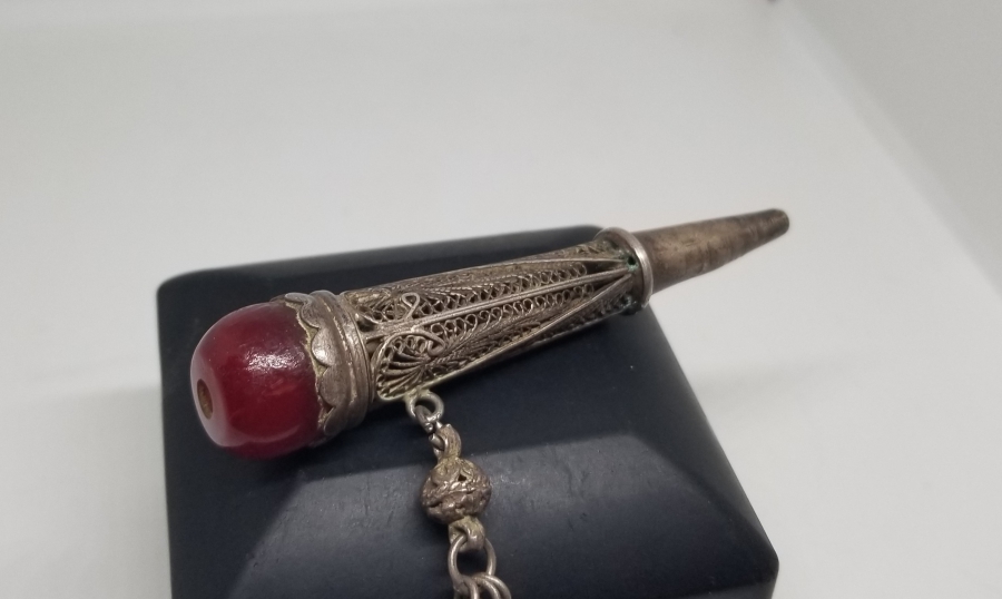 TELKARİ İŞÇİLİKLİ OSMANLI DÖNEMİ NADİR NARGİLE MARPUCU