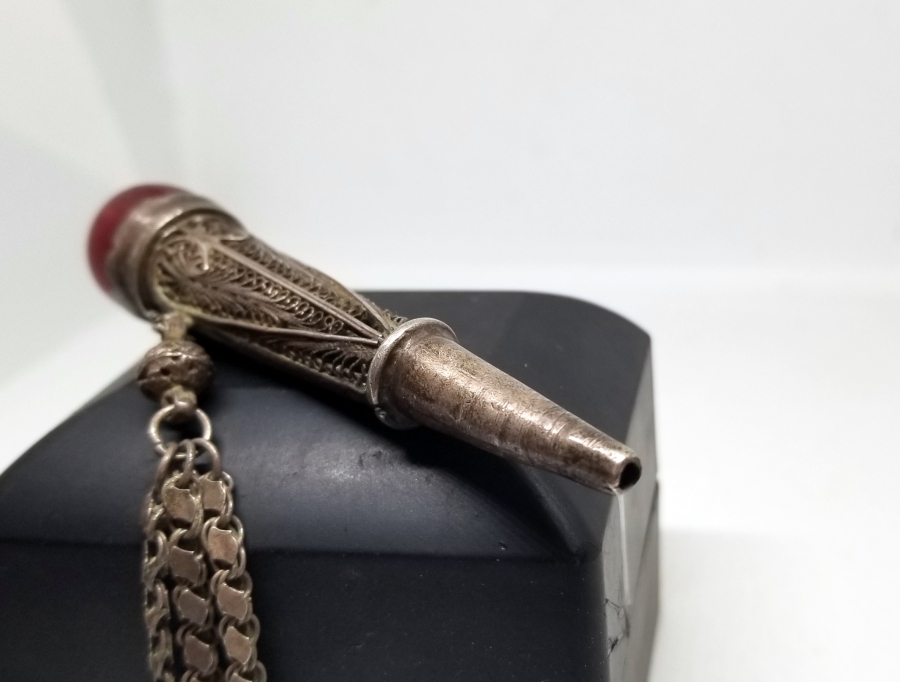 TELKARİ İŞÇİLİKLİ OSMANLI DÖNEMİ NADİR NARGİLE MARPUCU