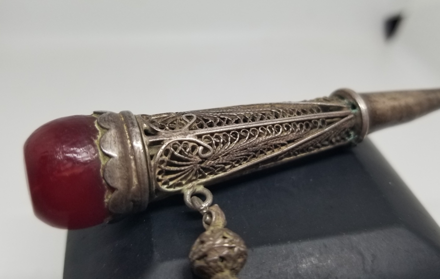 TELKARİ İŞÇİLİKLİ OSMANLI DÖNEMİ NADİR NARGİLE MARPUCU