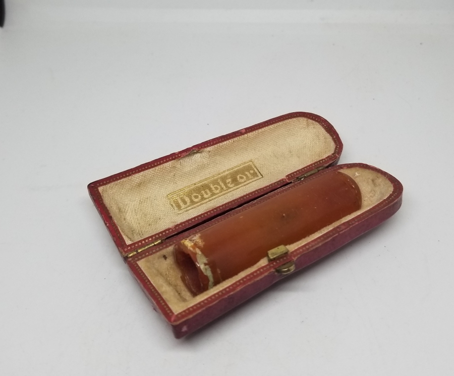 OSMANLI DÖNEMİ DAMLA KEHRİBAR SİGARA AĞIZLIĞI