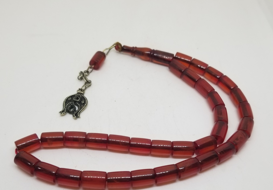 ESKİ ALMAN MALZEMEDEN YAPILMIŞ ÖZEL YAPIM KATALİN TESPİH