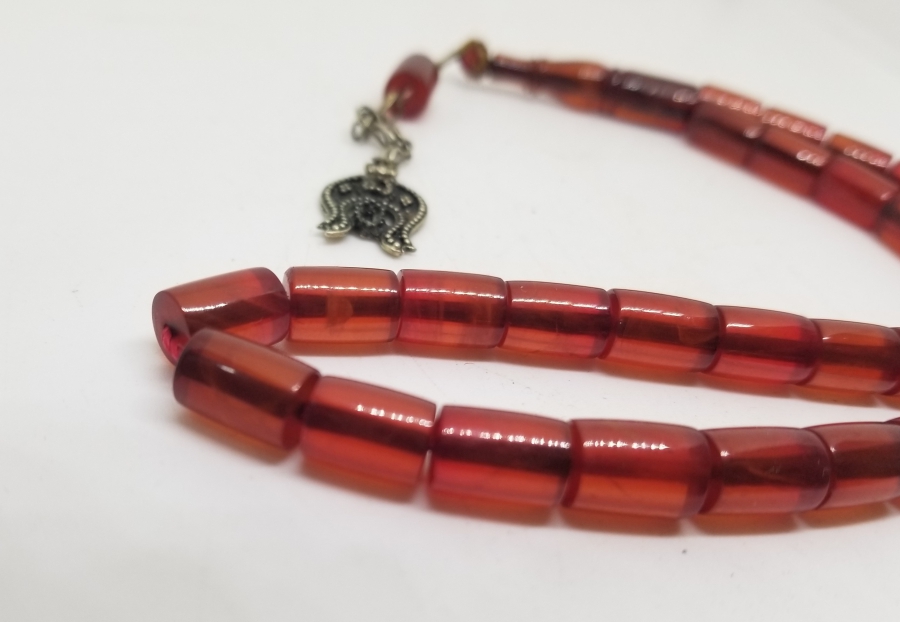 ESKİ ALMAN MALZEMEDEN YAPILMIŞ ÖZEL YAPIM KATALİN TESPİH