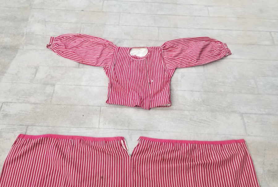 OSMANLI DÖNEMİ EL DOKUMA ŞALVAR CEPKEN TAKIMI