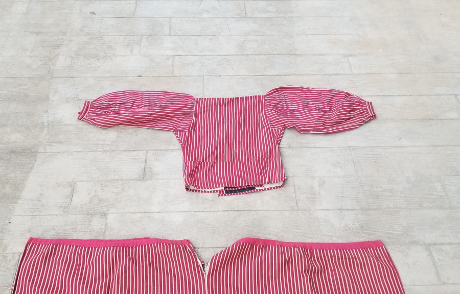 OSMANLI DÖNEMİ EL DOKUMA ŞALVAR CEPKEN TAKIMI