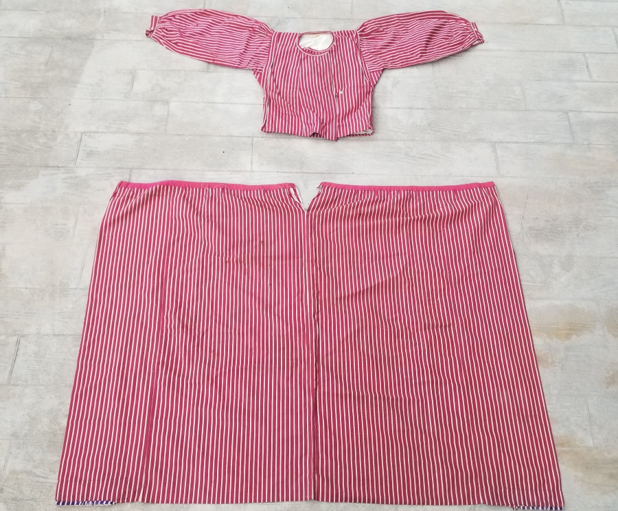 OSMANLI DÖNEMİ EL DOKUMA ŞALVAR CEPKEN TAKIMI