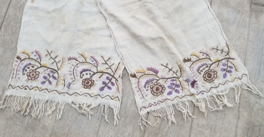 OSMANLI DÖNEMİ GÜMÜŞ TELKIRMA İŞÇİLİKLİ YAĞLIK - PEŞKİR