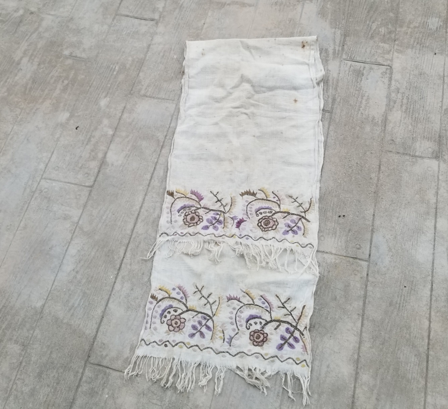 OSMANLI DÖNEMİ GÜMÜŞ TELKIRMA İŞÇİLİKLİ YAĞLIK - PEŞKİR