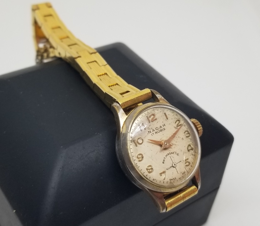 KURMALI ANTİKA NACAR CEP SAATİ