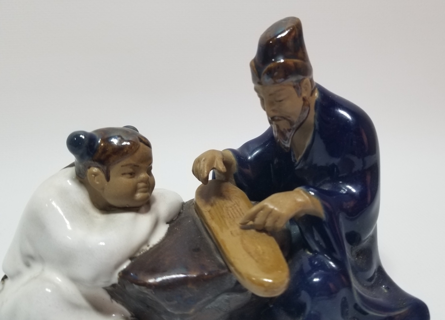 ALTI SANATÇI İMZALI ANTİKA ÇİN BİBLO