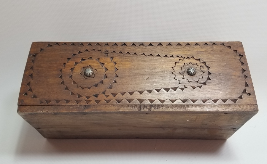 OSMANLI DÖNEMİ ÇİFT GÖZLÜ KASTAMONU YAPIMI KAHVE KUTUSU