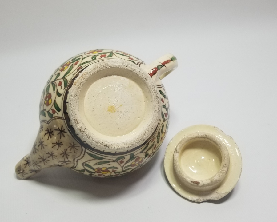 OSMANLI DÖNEMİ EL BOYAMA KÜTAHYA BİTKİ ÇAYDANLIĞI