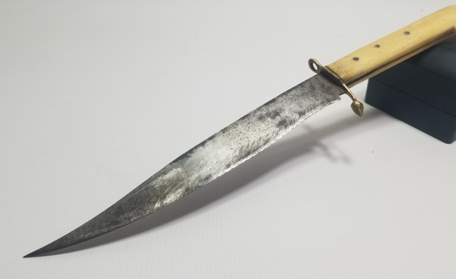 KEMİK SAPLI EL YAPIMI BURSA KAMASI