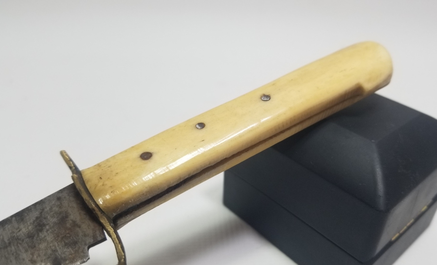 KEMİK SAPLI EL YAPIMI BURSA KAMASI