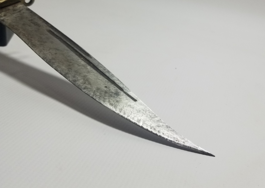 KEMİK SAPLI EL YAPIMI BURSA KAMASI