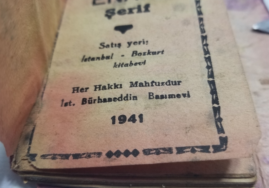 KUR'AN-I KERİM'İN TÜRKÇE OKUTULDUĞU DÖNEME AİT 1941 TARİHLİ NADİR TÜRKÇE ENAM-I ŞERİF