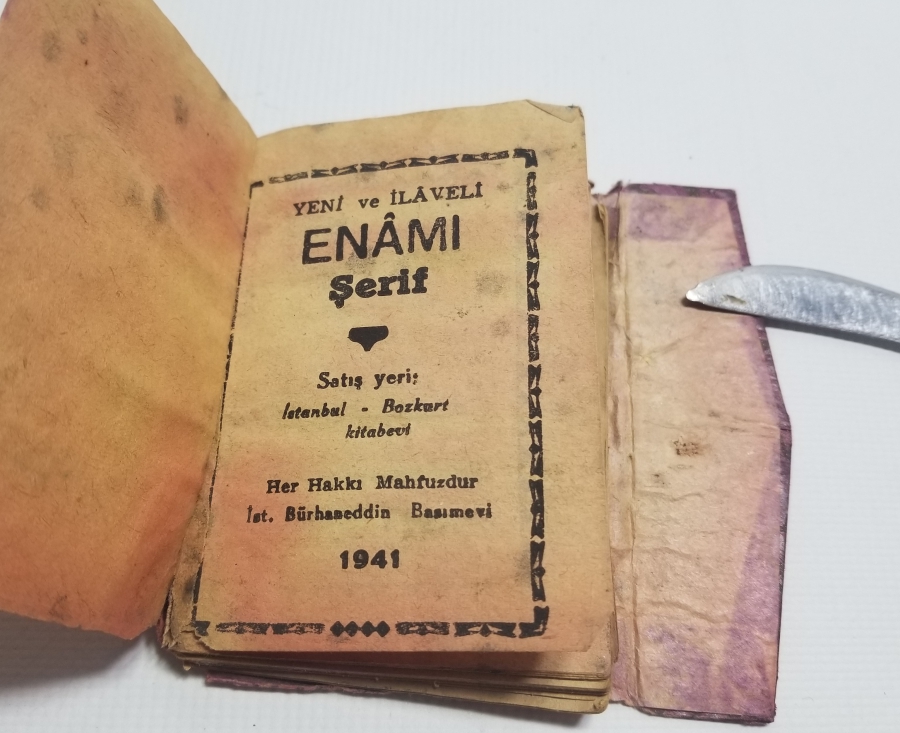 KUR'AN-I KERİM'İN TÜRKÇE OKUTULDUĞU DÖNEME AİT 1941 TARİHLİ NADİR TÜRKÇE ENAM-I ŞERİF