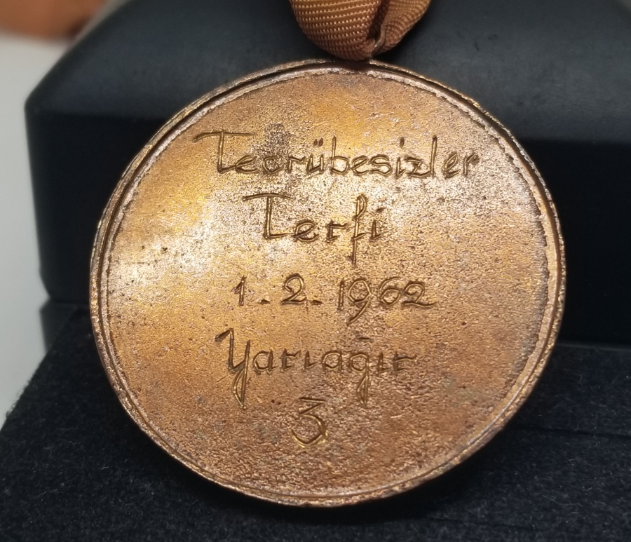 1962 TARİHLİ 3.LÜK MADALYASI