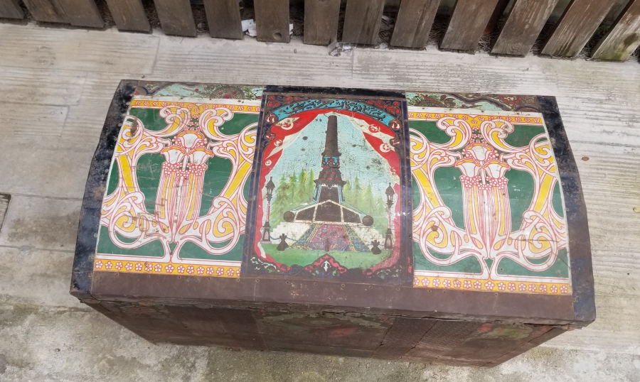 HÜRRİYET ABİDESİ GÖRSELLİ ÇOK NADİR İTTİHATÇI SANDIĞI