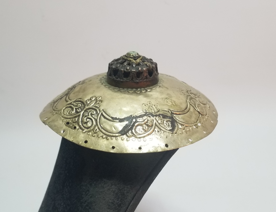 ÜZERİ HİLAL FİGÜRLÜ OSMANLI DÖNEMİ GELİN TEPELİĞİ