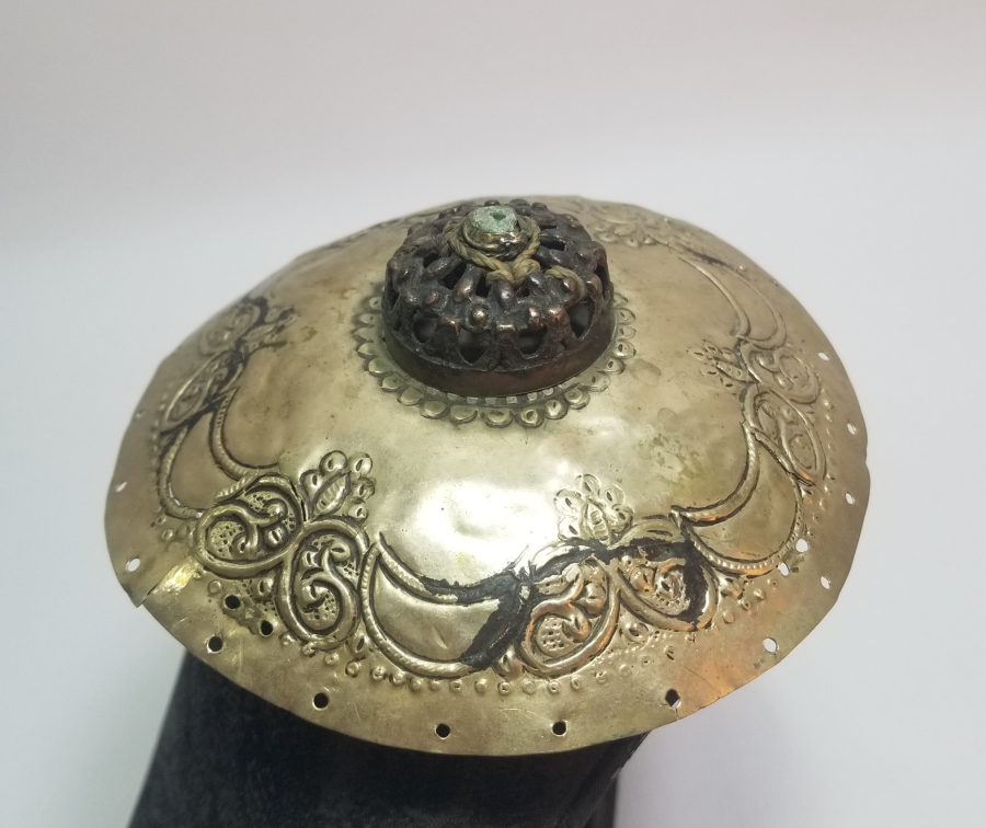 ÜZERİ HİLAL FİGÜRLÜ OSMANLI DÖNEMİ GELİN TEPELİĞİ