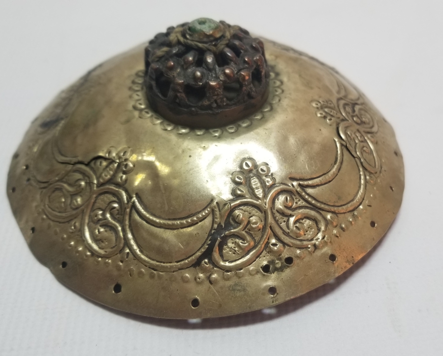 ÜZERİ HİLAL FİGÜRLÜ OSMANLI DÖNEMİ GELİN TEPELİĞİ