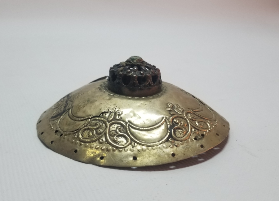 ÜZERİ HİLAL FİGÜRLÜ OSMANLI DÖNEMİ GELİN TEPELİĞİ