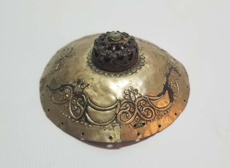 ÜZERİ HİLAL FİGÜRLÜ OSMANLI DÖNEMİ GELİN TEPELİĞİ