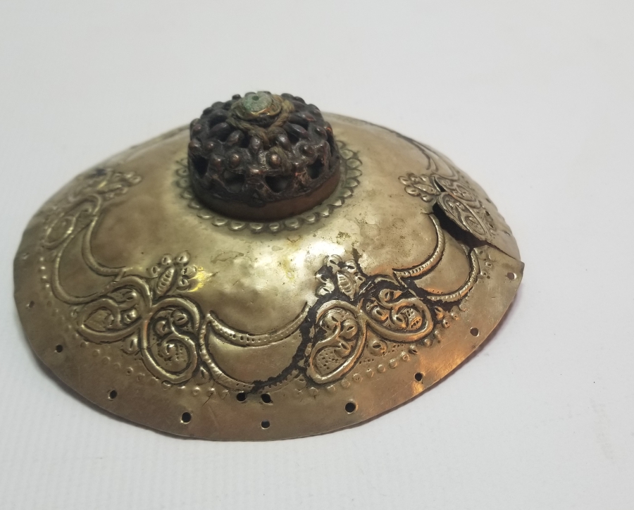 ÜZERİ HİLAL FİGÜRLÜ OSMANLI DÖNEMİ GELİN TEPELİĞİ