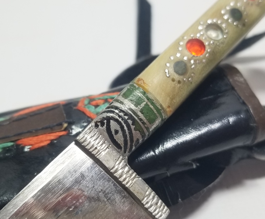 EL YAPIMI ANTİKA TÜRKMEN AVCI BIÇAĞI