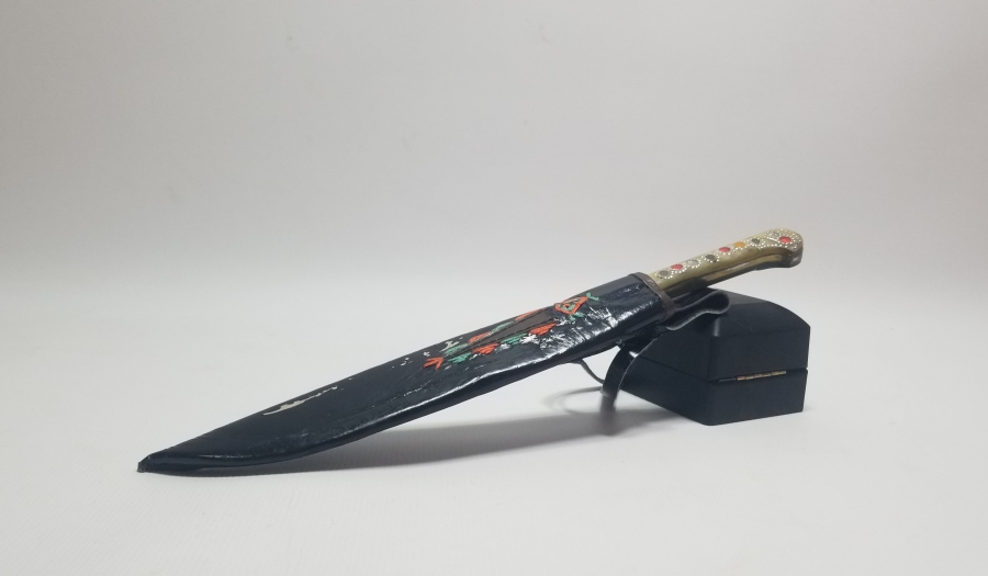 EL YAPIMI ANTİKA TÜRKMEN AVCI BIÇAĞI