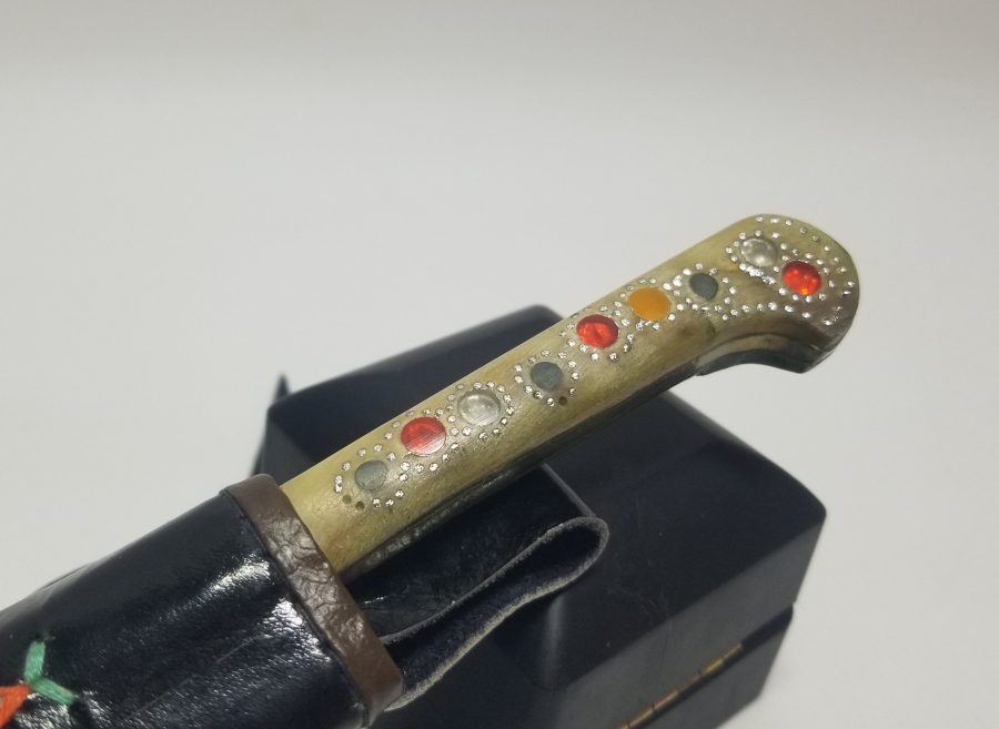 EL YAPIMI ANTİKA TÜRKMEN AVCI BIÇAĞI