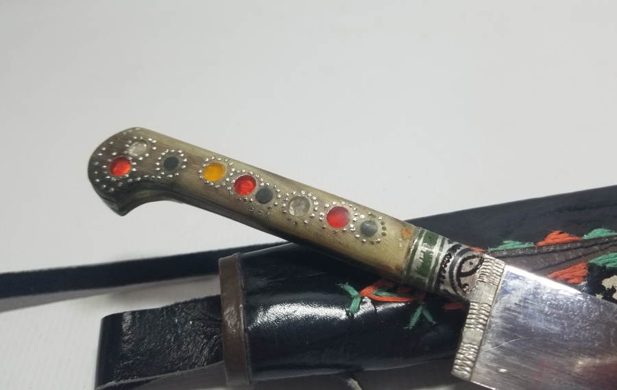 EL YAPIMI ANTİKA TÜRKMEN AVCI BIÇAĞI