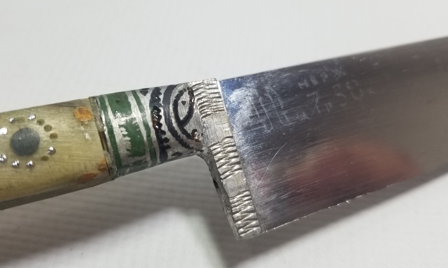 EL YAPIMI ANTİKA TÜRKMEN AVCI BIÇAĞI