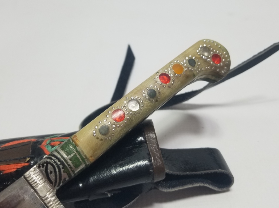 EL YAPIMI ANTİKA TÜRKMEN AVCI BIÇAĞI