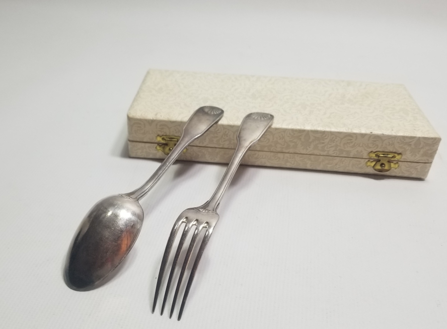 ORİJİNAL KUTUSUNDA ANTİKA CRISTOFLE ÇATAL KAŞIK