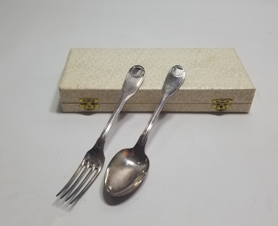 ORİJİNAL KUTUSUNDA ANTİKA CRISTOFLE ÇATAL KAŞIK