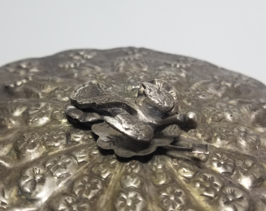 ABDÜLMECİD HAN TUĞRALI ÇOK NADİR GÜMÜŞ SARAY İŞİ TAŞ AYNA