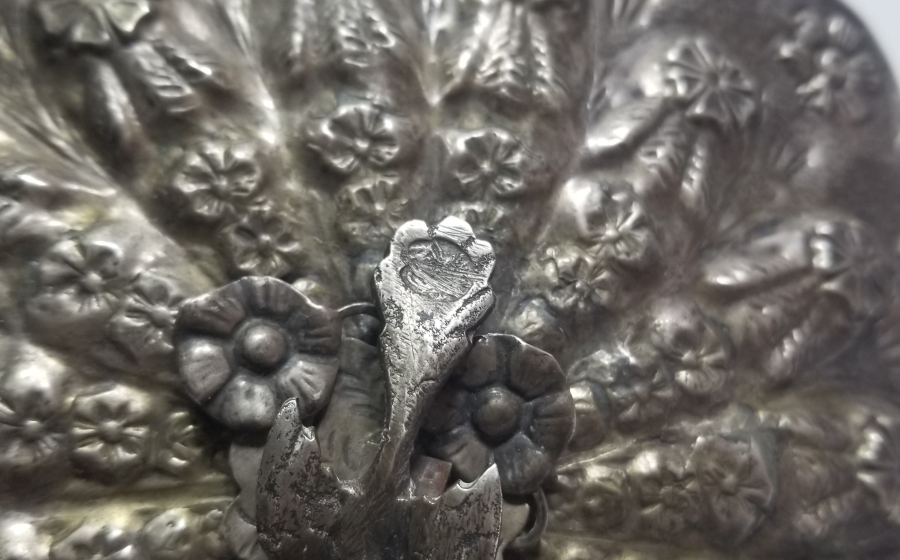 ABDÜLMECİD HAN TUĞRALI ÇOK NADİR GÜMÜŞ SARAY İŞİ TAŞ AYNA