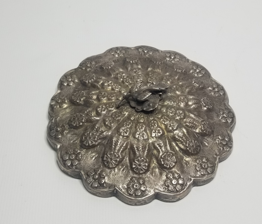 ABDÜLMECİD HAN TUĞRALI ÇOK NADİR GÜMÜŞ SARAY İŞİ TAŞ AYNA