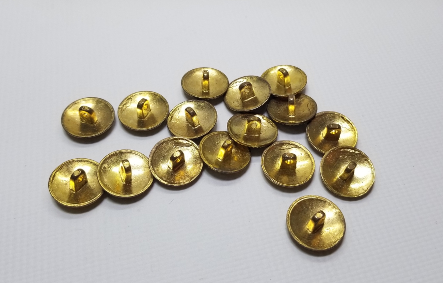 ÜZERİ TUĞRALI CEKET DÜĞMESİ LOTU